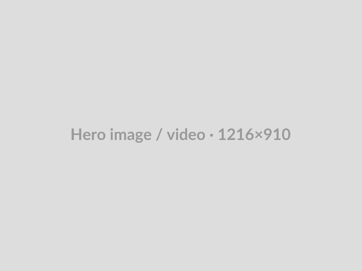 Hero image / video